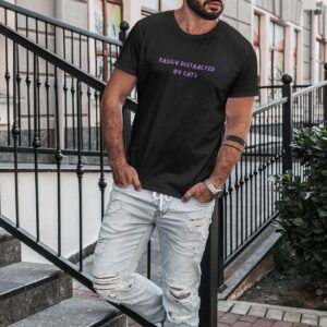 Offleash'd Easily Distracted by Cats Shirt