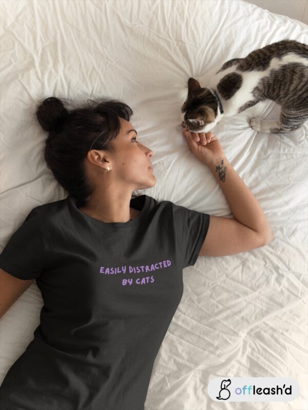 Offleash'd Easily Distracted by Cats Shirt - Image 8