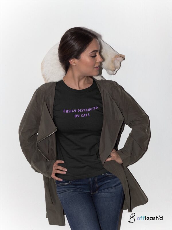 Offleash'd Easily Distracted by Cats Shirt