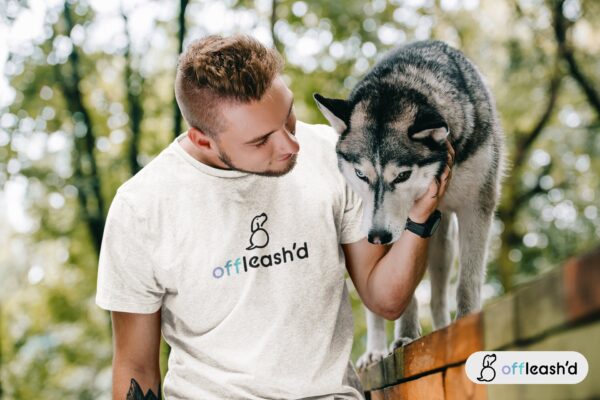 Offleashd Men's Cotton Crew Tee | Offleashd Official Apparel - Image 2