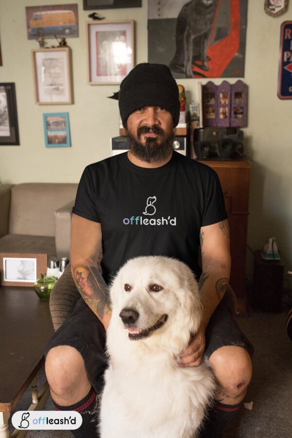 Offleashd Men's Cotton Crew Tee | Offleashd Official Apparel - Image 3