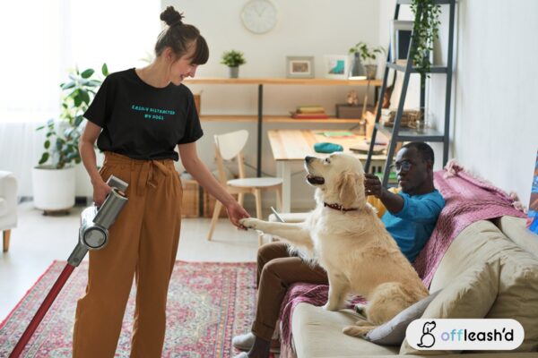 Easily Distracted by Dog Tee for Women | Dog Lover Tee | Dog Mom Tee Gift | Dog T-Shirt | Funny Dog Owner Graphic Tee | Dog Shirt for Women - Image 5